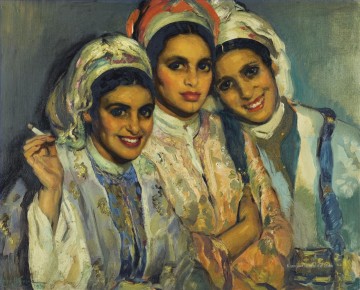 Impressionismus Werke - LES TROIS AMIES Genre Frau